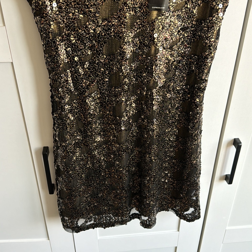Express Sequins Mini Dress - Picture 3 of 9